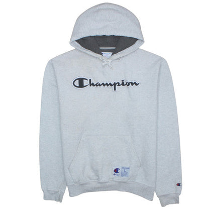 Mens UK Size L Champion Grey Pullover Hoodie