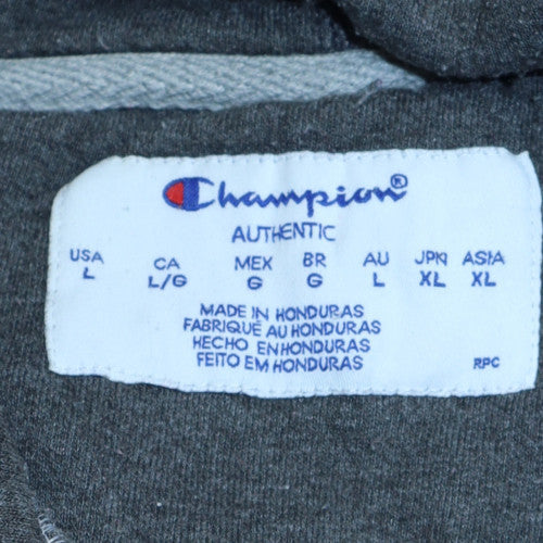 Mens UK Size L Champion Grey Pullover Hoodie