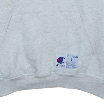 Mens UK Size L Champion Grey Pullover Hoodie
