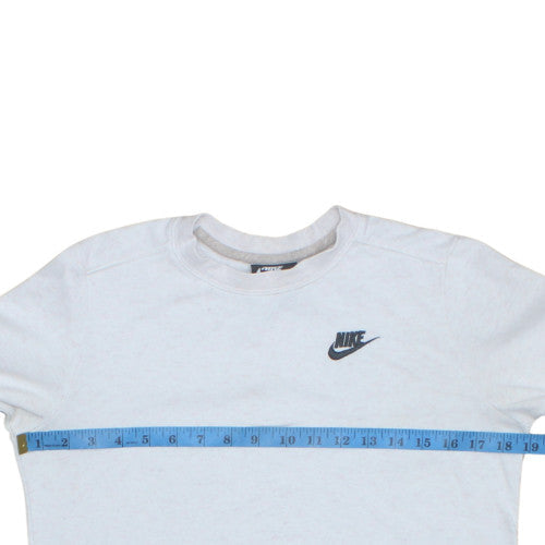 Mens UK Size XS Nike White Pullover Sweatshirt