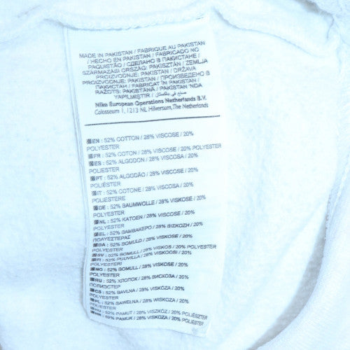 Mens UK Size XS Nike White Pullover Sweatshirt