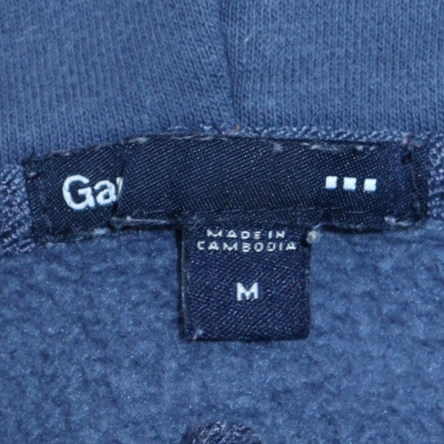 Womens UK Size M GAP Blue Full Zip Hoodie