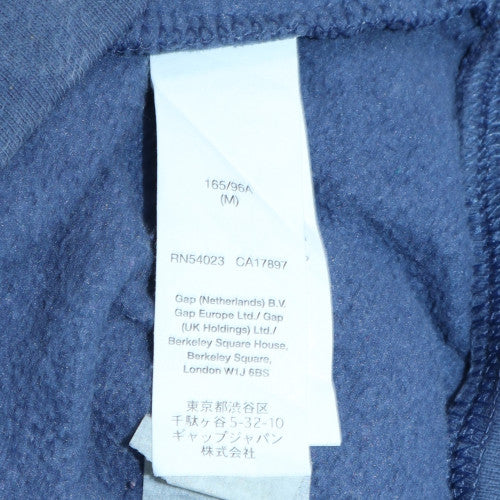 Womens UK Size M GAP Blue Full Zip Hoodie