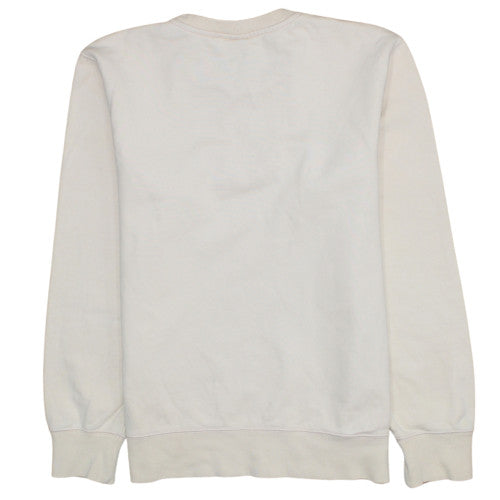 Mens UK Size M Champion White Pullover Sweatshirt