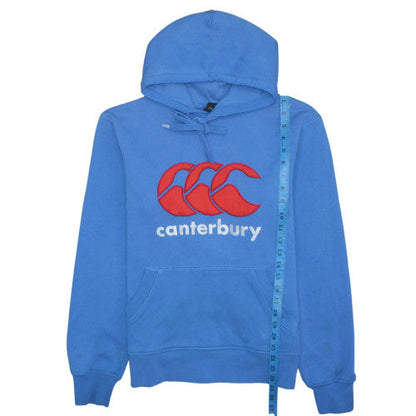 Mens UK Size S Canterbury Blue Pullover Hoodie