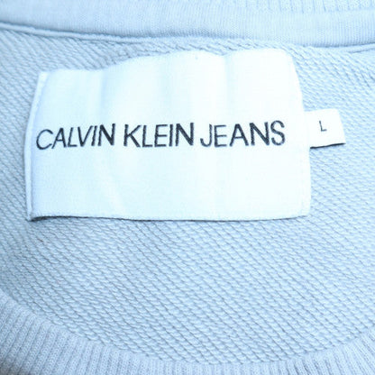 Mens UK Size L Calvin Klein Jeans Grey Pullover Sweatshirt