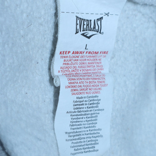 Mens UK Size L Everlast Grey Pullover Hoodie