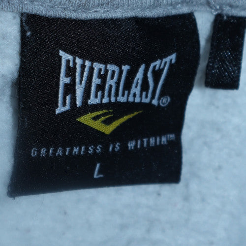 Mens UK Size L Everlast Grey Pullover Hoodie