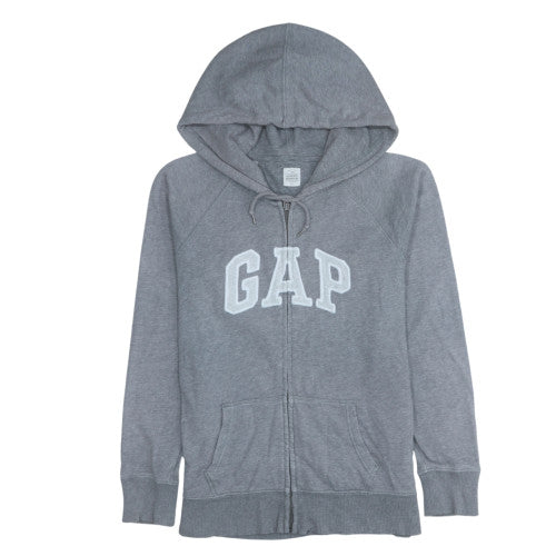 Womens UK Size L Gap Grey Full Zip Hoodie