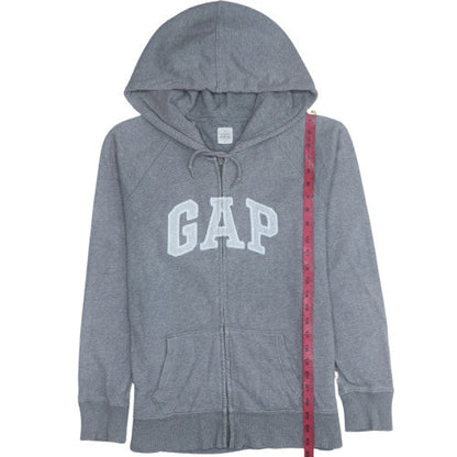 Womens UK Size L Gap Grey Full Zip Hoodie