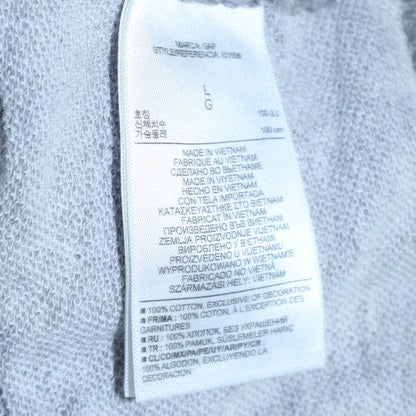 Womens UK Size L Gap Grey Full Zip Hoodie