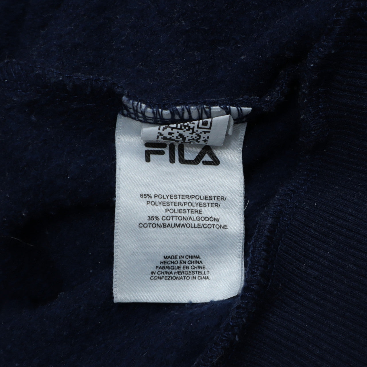 Mens UK Size M FILA Blue Pullover Sweatshirt