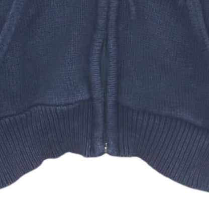 Womens UK Size M Ralph Lauren Sport Blue Full Zip Hoodie