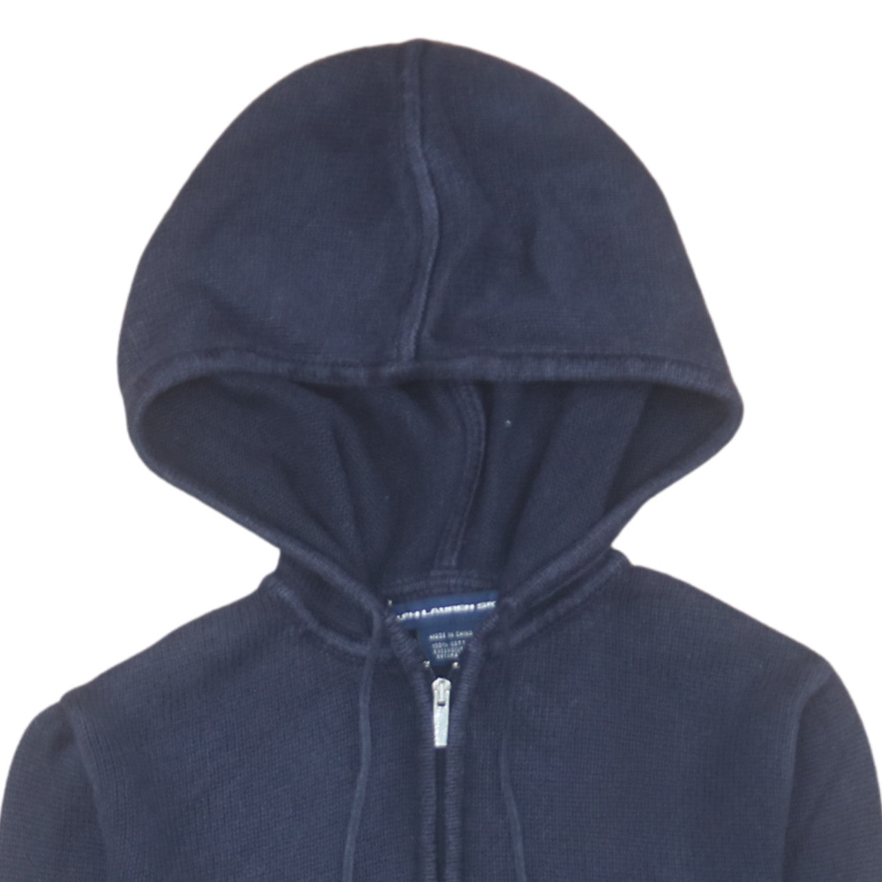 Womens UK Size M Ralph Lauren Sport Blue Full Zip Hoodie