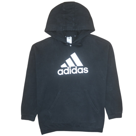 Mens UK Size M adidas Black Pullover Hoodie