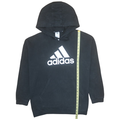 Mens UK Size M adidas Black Pullover Hoodie