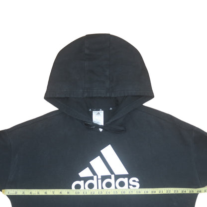 Mens UK Size M adidas Black Pullover Hoodie