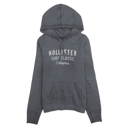 Womens UK Size M Hollister Grey Pullover Hoodie