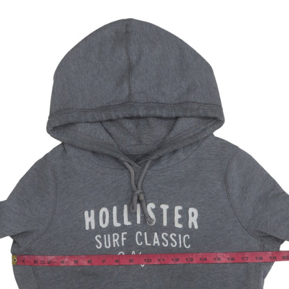 Womens UK Size M Hollister Grey Pullover Hoodie