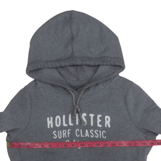 Womens UK Size M Hollister Grey Pullover Hoodie