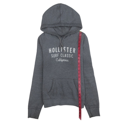 Womens UK Size M Hollister Grey Pullover Hoodie
