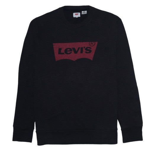 Mens UK Size M Levi's Black Pullover Sweatshirt