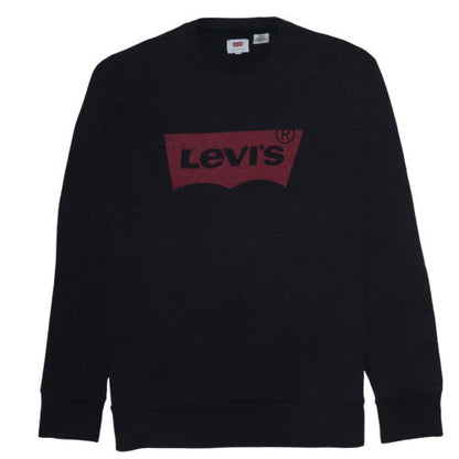 Mens UK Size M Levi's Black Pullover Sweatshirt