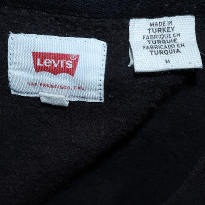 Mens UK Size M Levi's Black Pullover Sweatshirt
