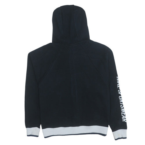 Womens UK Size M Nike Black Full Zip Hoodie