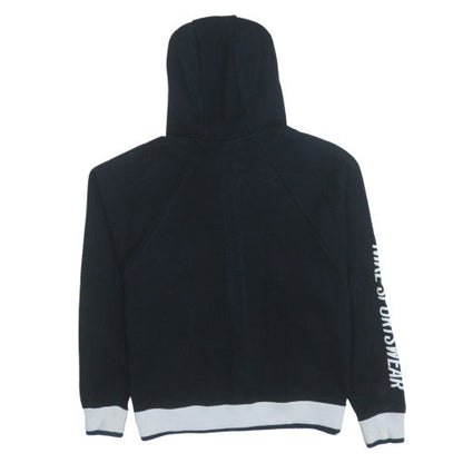 Womens UK Size M Nike Black Full Zip Hoodie