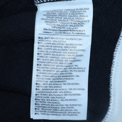 Womens UK Size M Nike Black Full Zip Hoodie