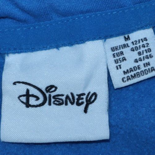 Womens UK Size M Disney Blue Pullover Hoodie