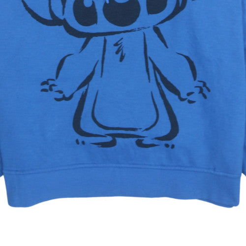 Womens UK Size M Disney Blue Pullover Hoodie