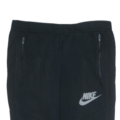 Nike Men's Black Joggers M Regular Fit Fleece Tapered Sweatpants