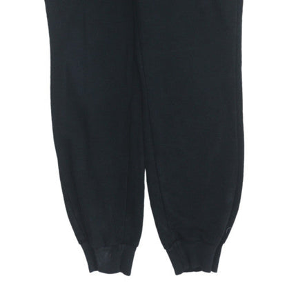 adidas Womens Black M Tapered Fleece Sweatpants