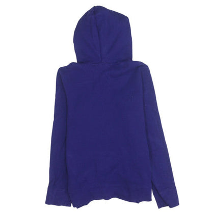 Womens UK Size 10 Adidas Blue Pullover Hoodie