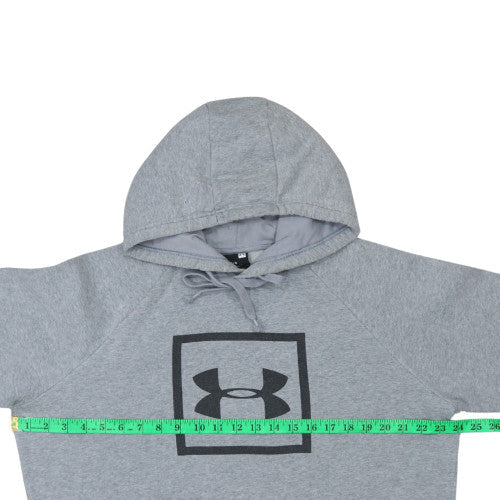 Mens UK Size L Under Armour Grey Pullover Hoodie