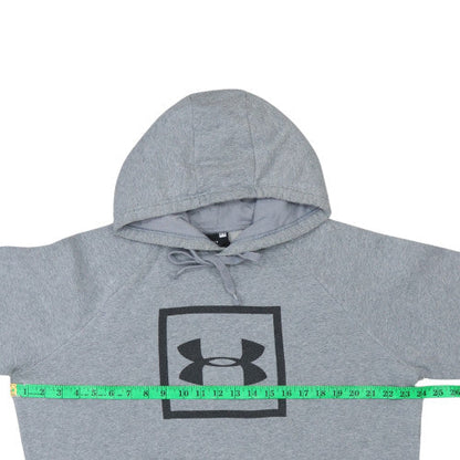 Mens UK Size L Under Armour Grey Pullover Hoodie