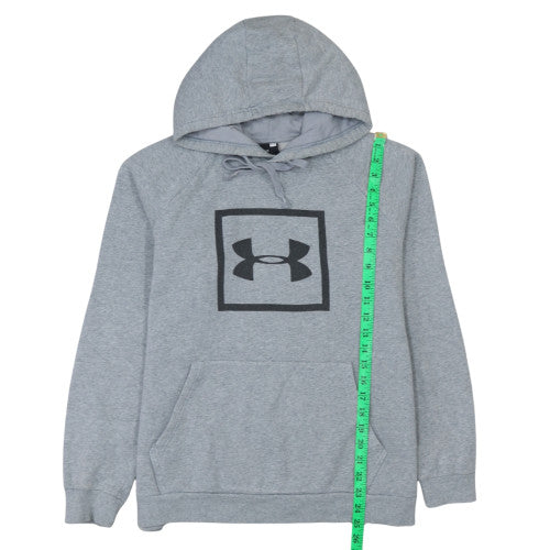 Mens UK Size L Under Armour Grey Pullover Hoodie