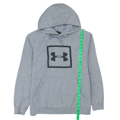 Mens UK Size L Under Armour Grey Pullover Hoodie