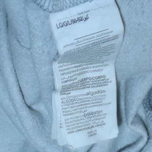Mens UK Size L Under Armour Grey Pullover Hoodie