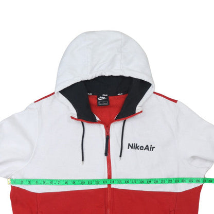 Mens UK Size XL Nike Red Full Zip Hoodie