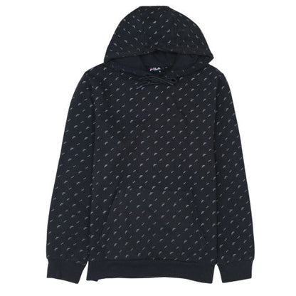 Womens UK Size M Fila Black Pullover Hoodie