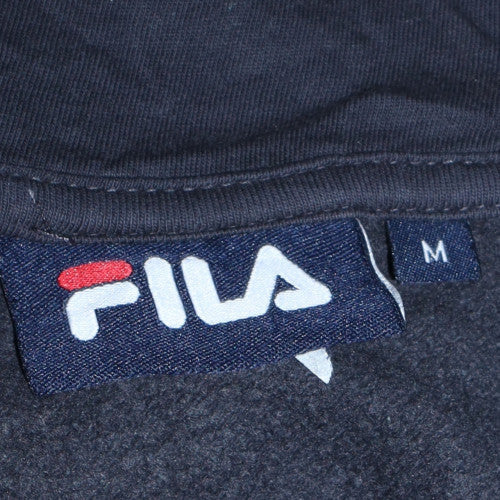 Womens UK Size M Fila Black Pullover Hoodie