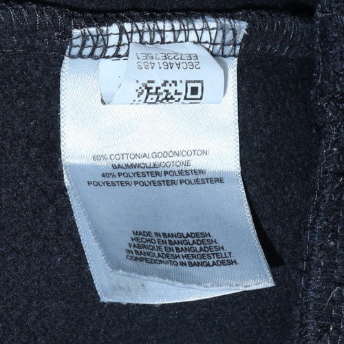 Womens UK Size M Fila Black Pullover Hoodie