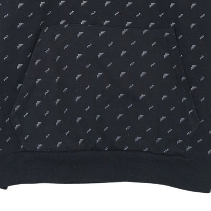 Womens UK Size M Fila Black Pullover Hoodie