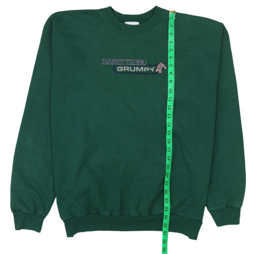 Mens UK Size XL Walt Disney World Green Pullover Sweatshirt