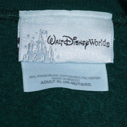 Mens UK Size XL Walt Disney World Green Pullover Sweatshirt