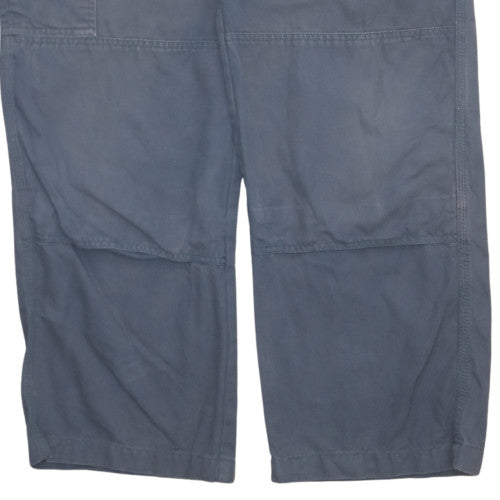 Dickies Men’s Blue Cargo Workwear Cotton Trousers Size 44 Relaxed Fit
