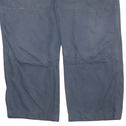 Dickies Men’s Blue Cargo Workwear Cotton Trousers Size 44 Relaxed Fit